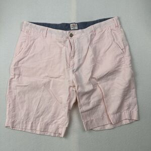 Faherty Men's Linen/Cotton Chino Shorts In Light Pink SZ 38‎ EUC